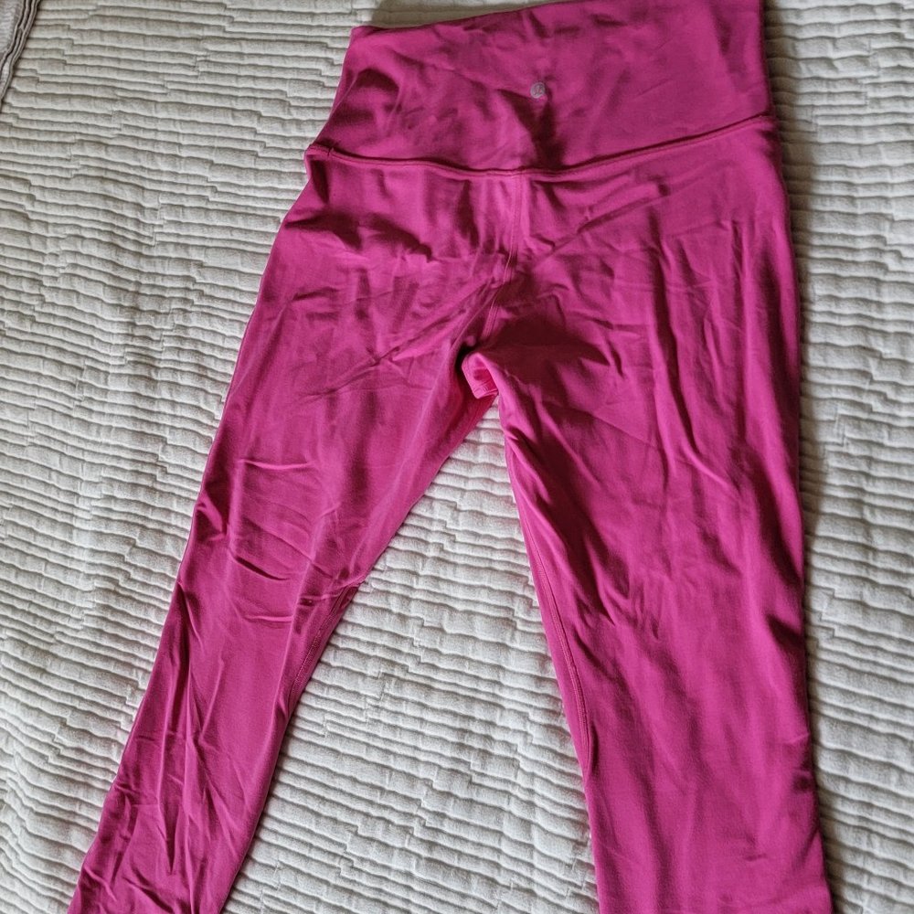 Lululemon pink align pant 7/8